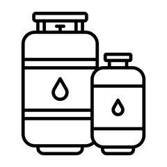 Gas Cylinders Icon