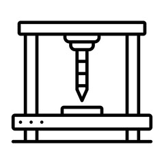 Cnc Machine Icon