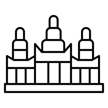 recommend clip art: Angkor Wat Icon