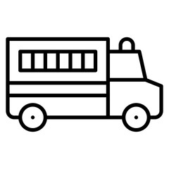 Police Van Icon