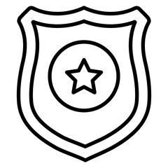 Police Shield Icon