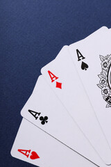 Concept of gambling, Poker gambling game, accessories for poker
