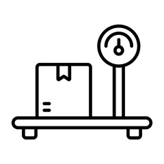 Parcel Weight Icon