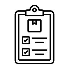 Parcels Checklist Icon