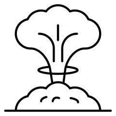 Nuclear Explosion Icon
