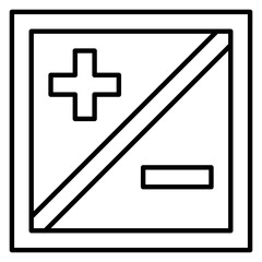 Obraz premium Camera Exposure Icon