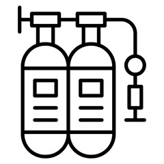 Biogas Cylinder Icon