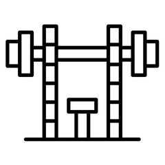 Bench Press Icon