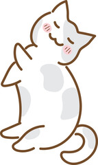 cat illustration character for international cat day