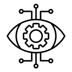 Robotics Eye Icon