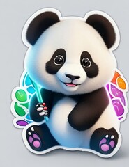Panda Vector Sticker