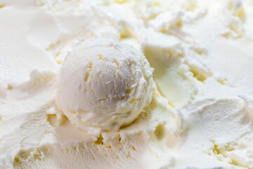 冷たくて甘い濃厚ミルクアイスクリーム