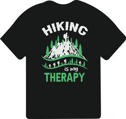Hiking t-shirt design. Wild, mountain, Hiker, and adventure silhouettes Vector illustration.