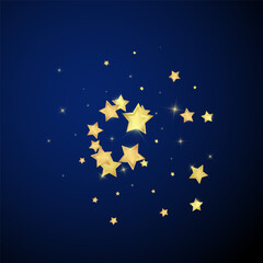 Magic stars vector overlay.  Gold stars scattered