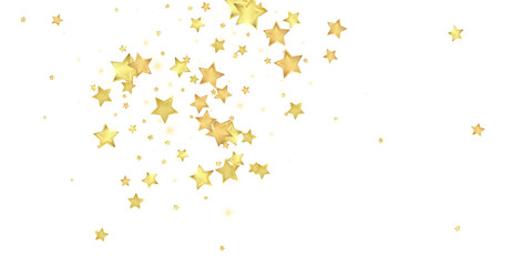 Magic stars vector overlay.  Gold stars scattered