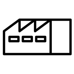 factory industrial building icon