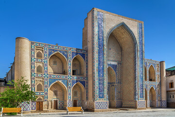 Fototapeta na wymiar Ulugbek Madrasah, Bukhara, Uzbekistan