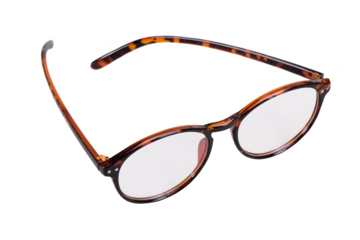 eyeglasses isolated over transparent background