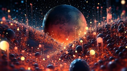 宇宙空間,Generative AI AI画像