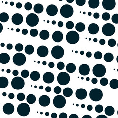 Circles of different sizes in the total mass
