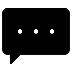 speech bubble, chat icon