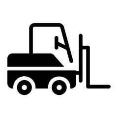 forklift Solid icon