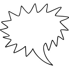 Scream Speech Bubble