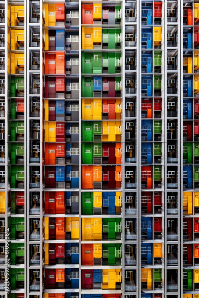 Poster massive scale of a data center housing multiple database servers, emphasizing the importance of reli