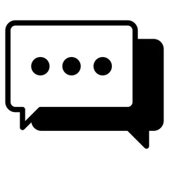 speech bubble, chat icon