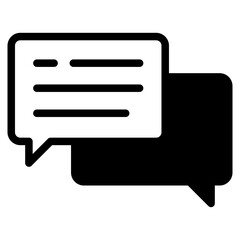 speech bubble, chat icon