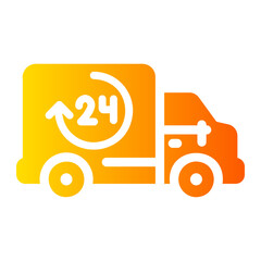 24 support Gradient icon
