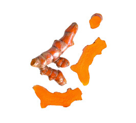 turmeric isolated on transparent png