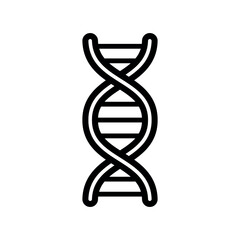 DNA sign symbol vector color icon