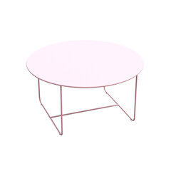 coffee table isolated on transparent background, 3D illustration, cg render