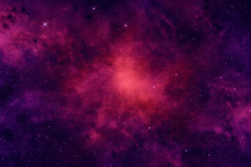 Fototapeta na wymiar Galaxy Outer Space Starry Sky Purple Red Abstract Star Pattern Futuristic Nebula Background Milky Way Starburst Texture Digitally Generated Image Fractal Fine Art