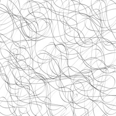 Abstract Random Chaotic Lines Pattern background, Vector Art Illustration