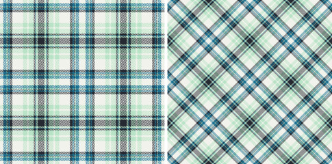 Vector tartan fabric of pattern texture seamless with a background textile check plaid.
