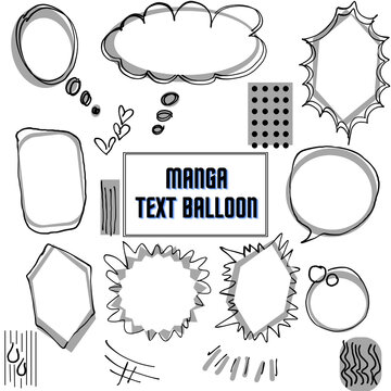 MANGA text balloon