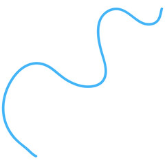 Hand drawn scribble line