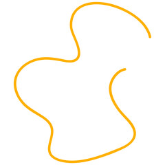 Hand drawn scribble line