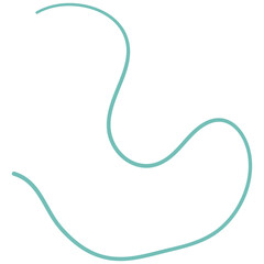 Hand drawn scribble line