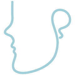 Hand drawn scribble line