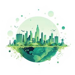 5TH JUNE-World Environment Day. VECTOR illustration