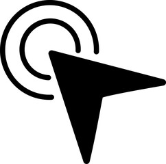 Click icon. pointer arrow icon. Cursor icon vector. Replace vector design.