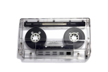 Audio cassette isolated 