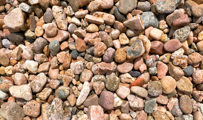background of small river stones