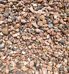 background of small river stones