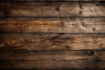 Fototapeta premium A wooden wall stands as a testament to the beauty and warmth of nature brought indoors. Its rich texture and natural grains create a sense of organic elegance, adding depth and character to any space.