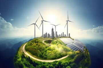 Alternative energy sources and energy efficiency. Generative AI