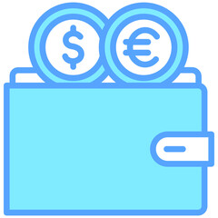 wallet icons, are often used in design, websites, or applications, banner, flyer to convey specific concepts related to vacations or tourism